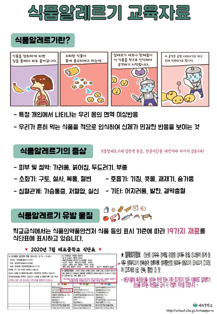 식품알레르기 자료1