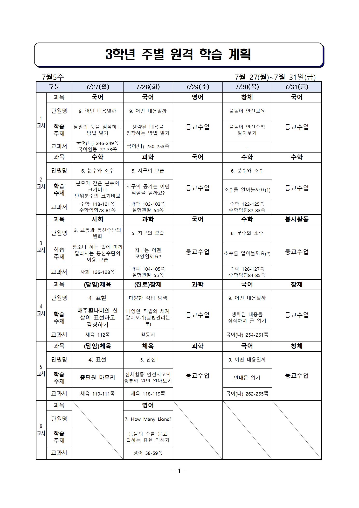 7월 27일 ~ 7월 31일(변경)001