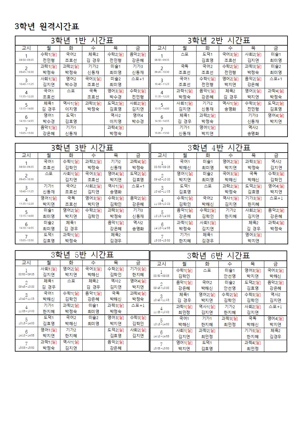 2020.10.12.이후 학생 등교 및 원격 수업 운영 계획(2)005