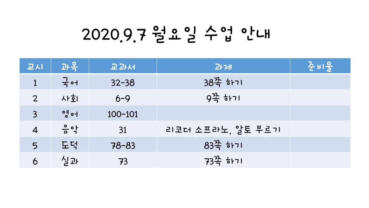 9.7 수업 안내 자료