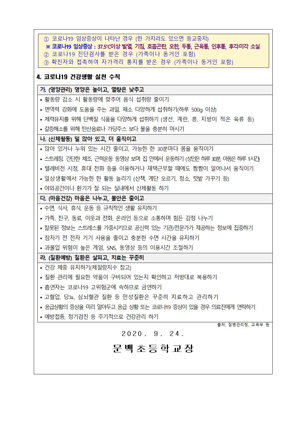 추석 특별방역기간 코로나19예방 안내002