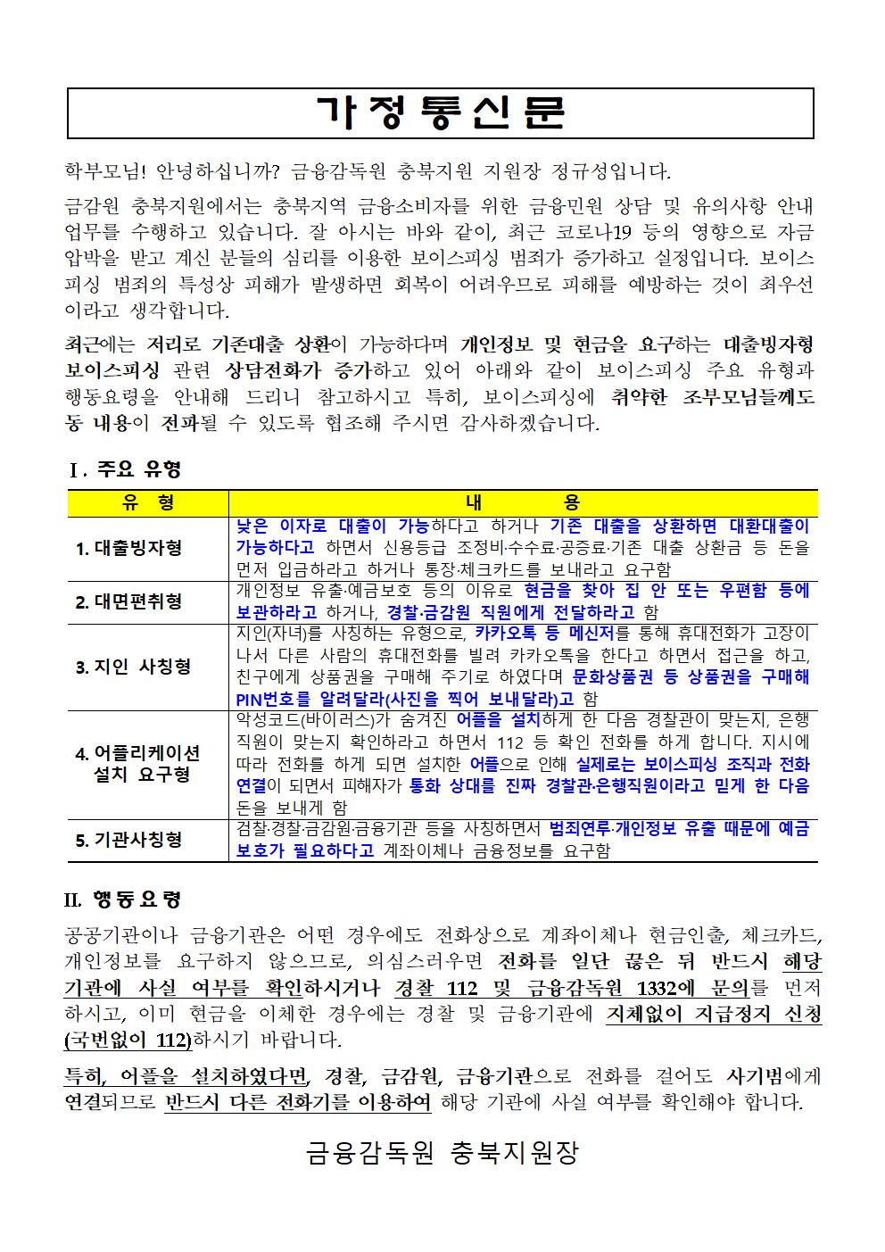 보이스피싱 피해 예방 안내001