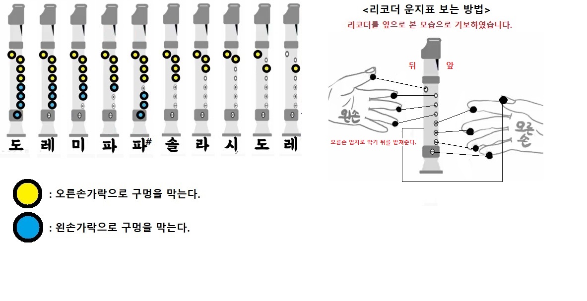 리코더 운지법 