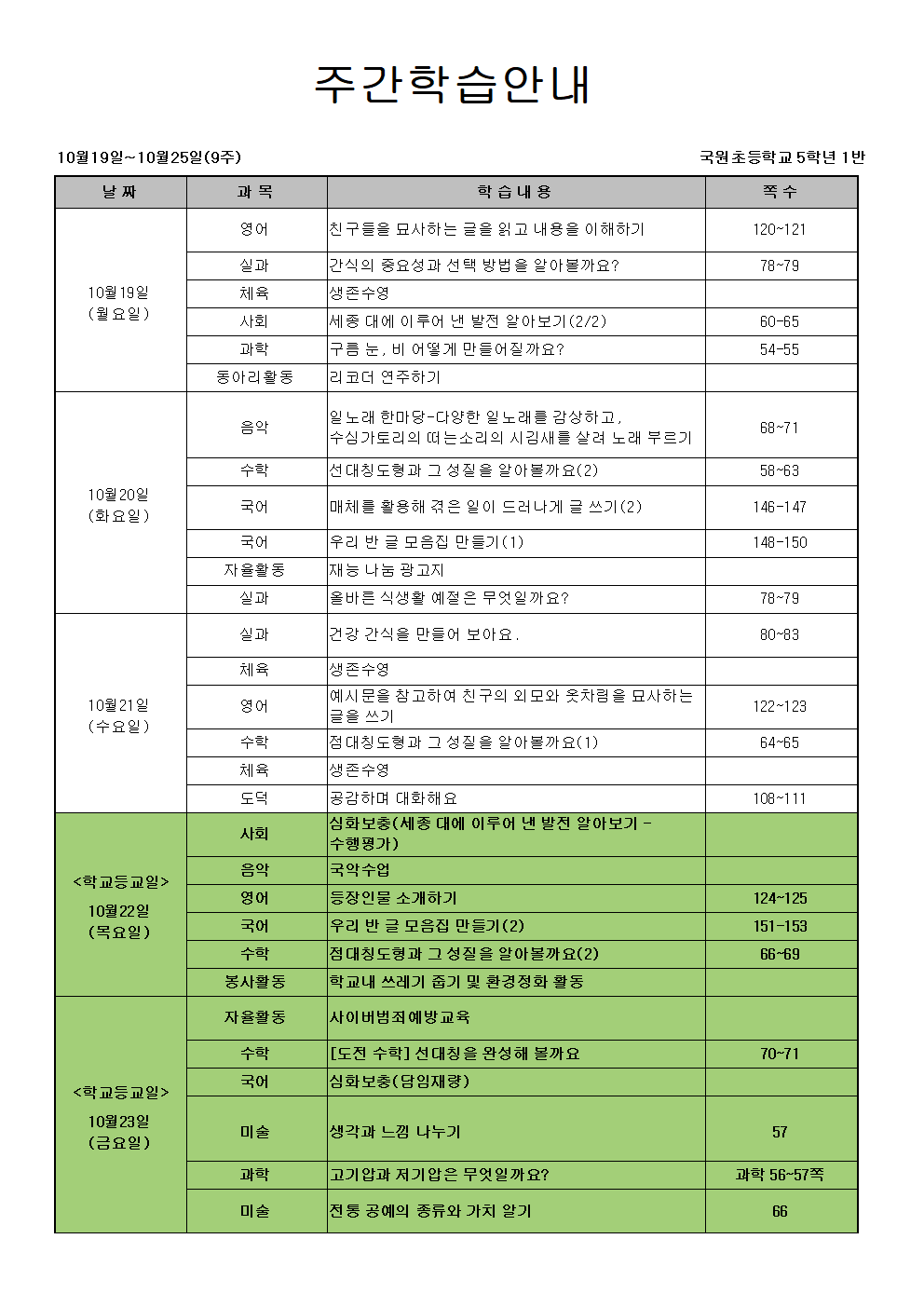 9주차 학습안내001