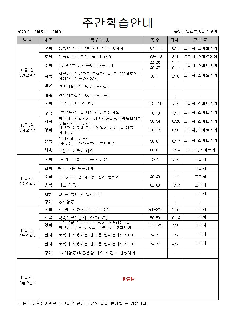 주간학습안내001