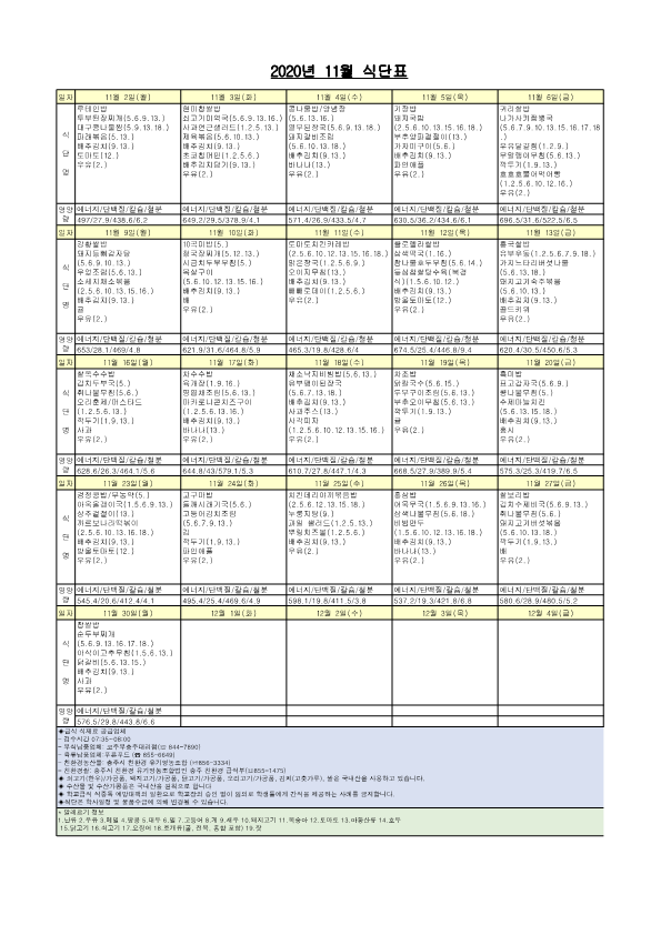 2020년 11월 식단_1