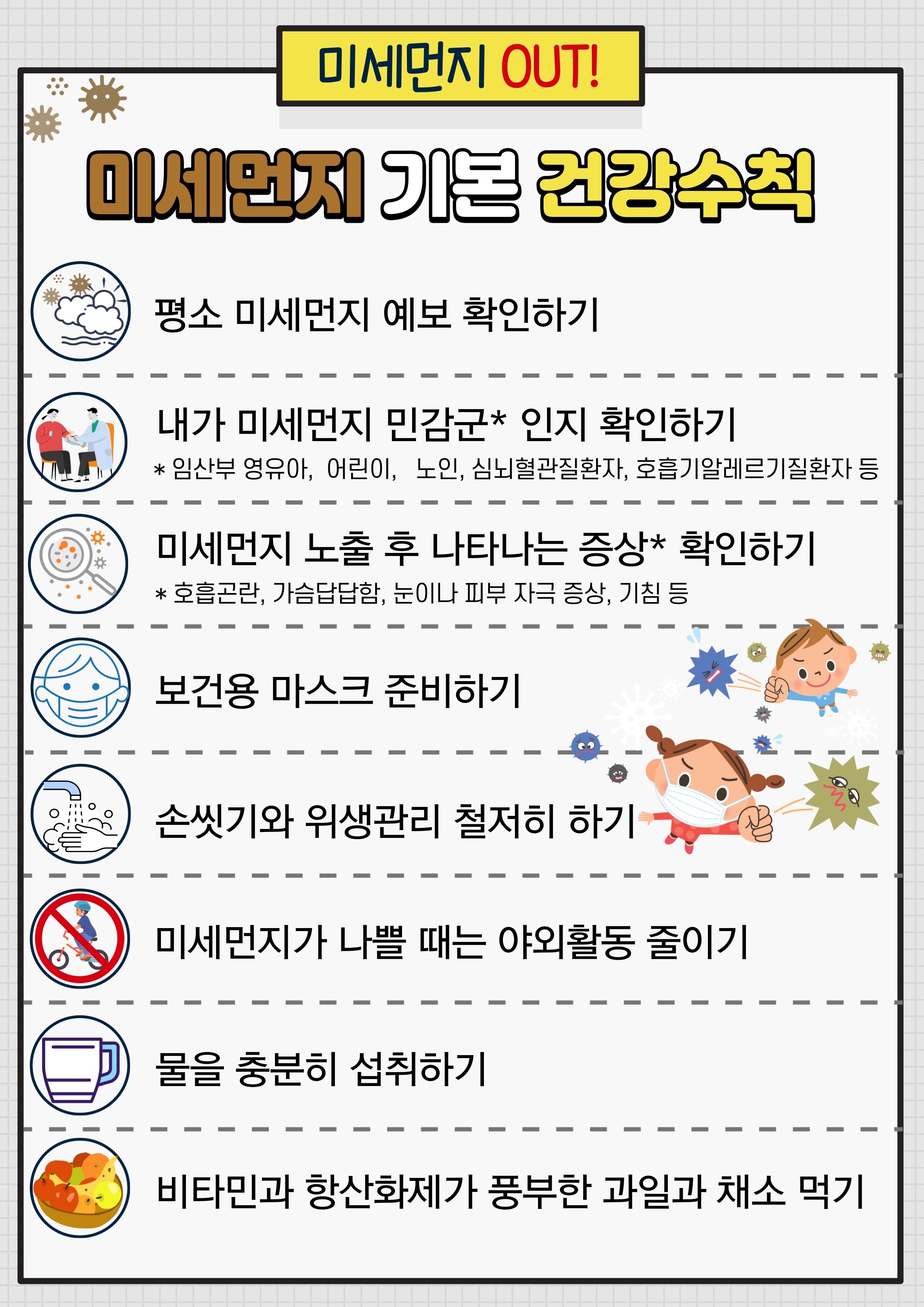 미세먼지 행동수칙