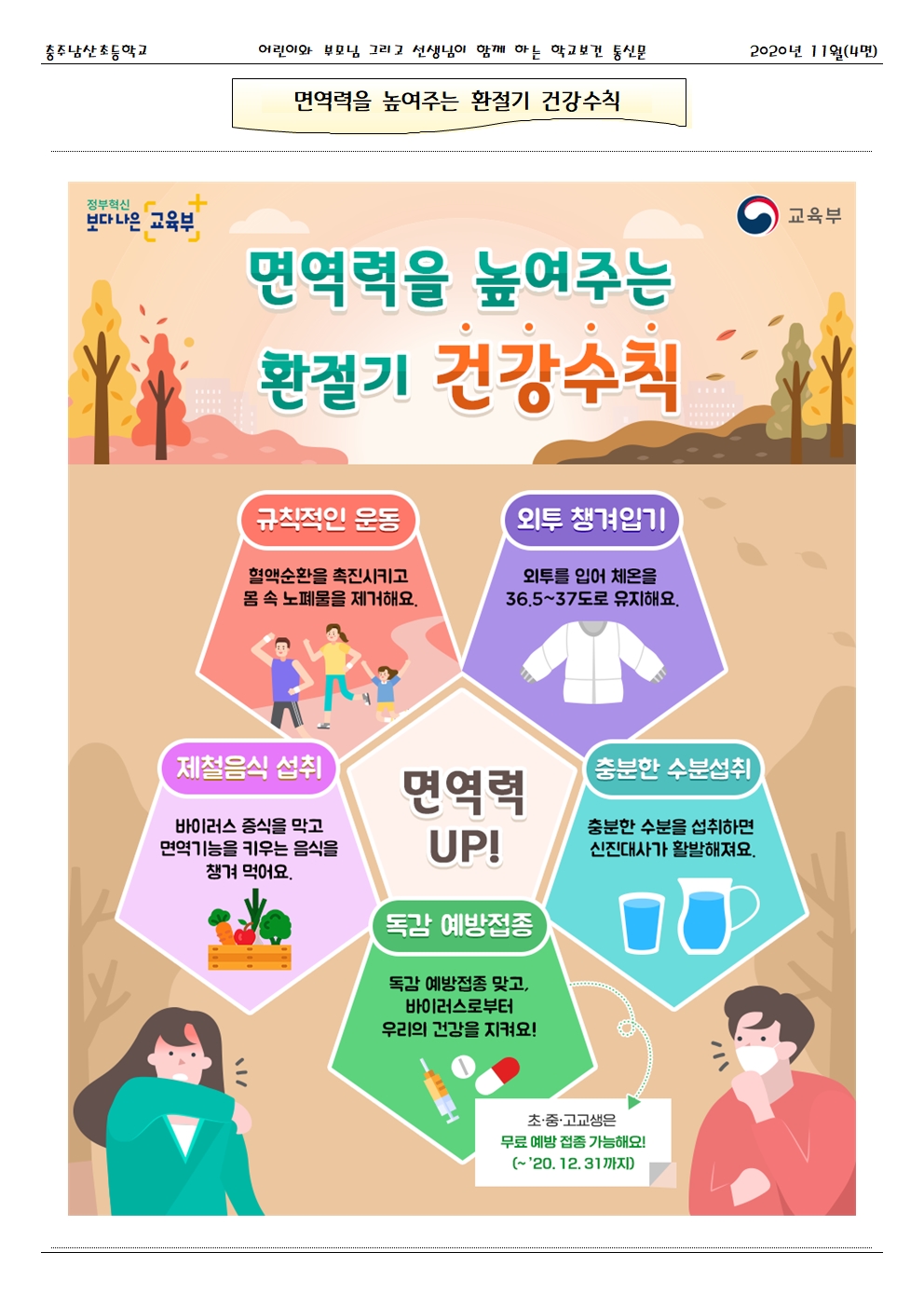 2020.11. 코로나19 대응 건강한세상_충주남산초004