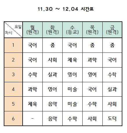 사본 -26~30 시간표001