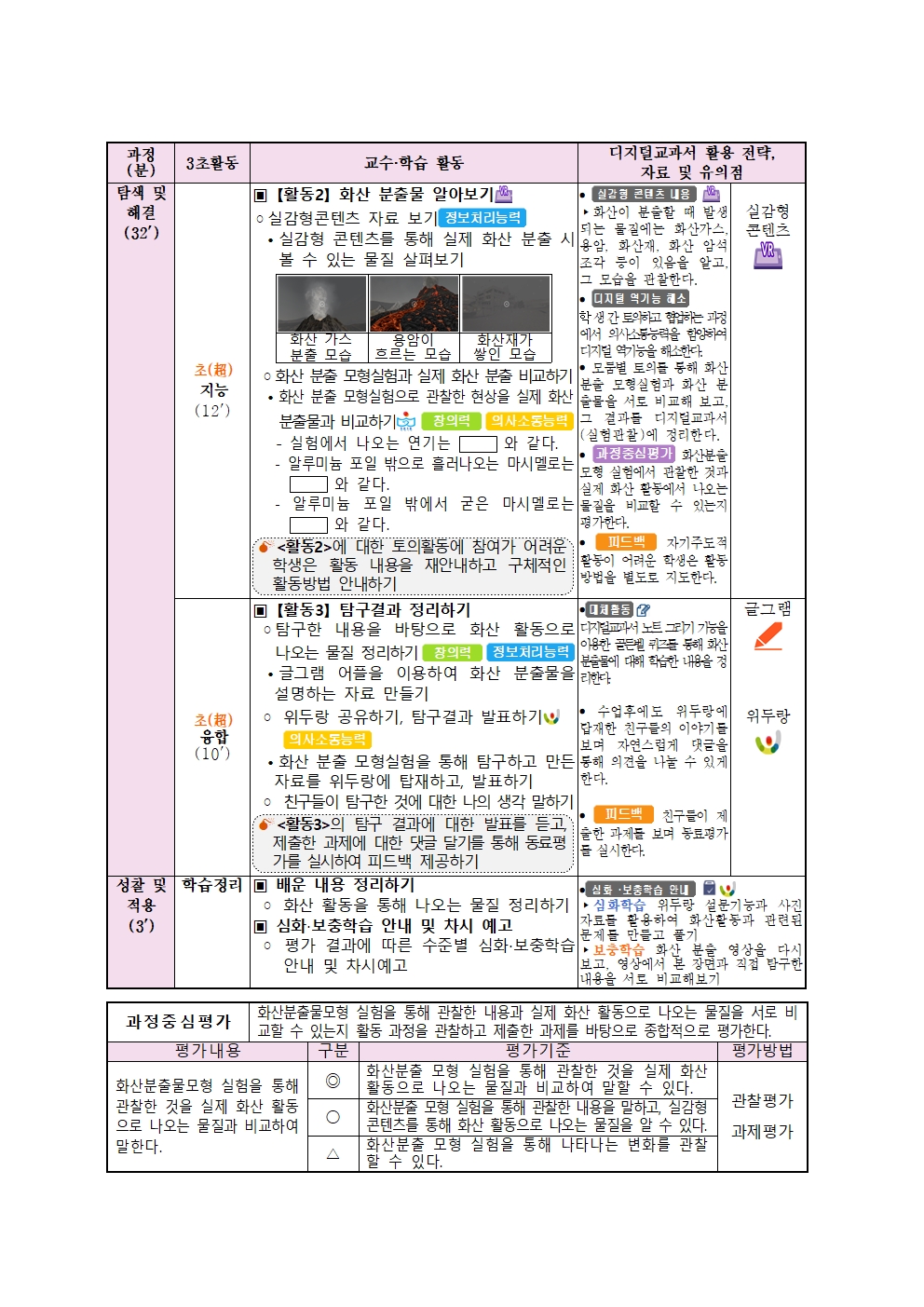 2020. 3초 수업 과정안(전담)003