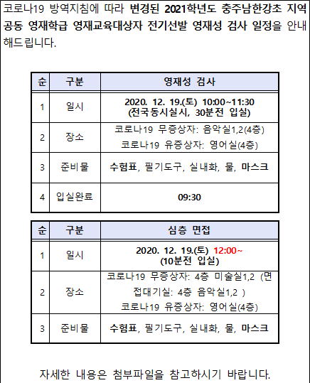 충주남한강초