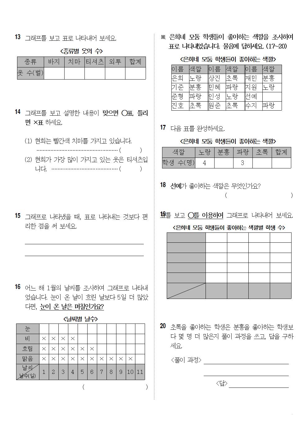 12월15일(화) 4교시 수학학습지003