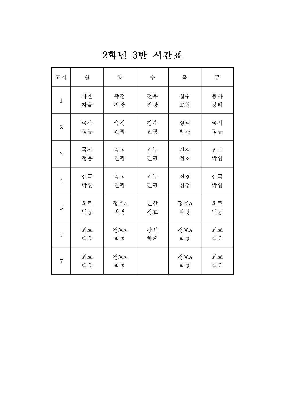 2021학년도 1학기 임시학급별시간표008