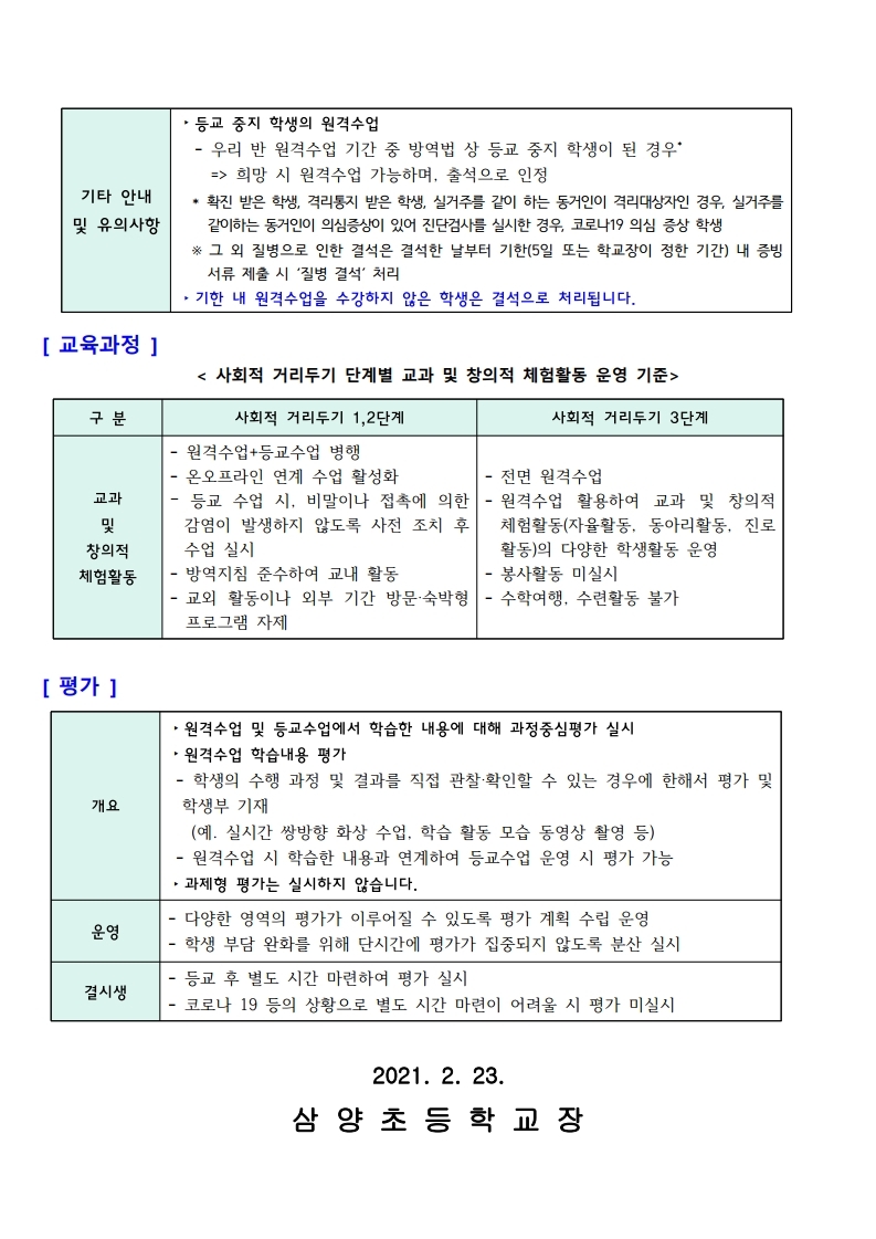 (가정통신문)코로나 19 대응 안정적 학사 운영을 위한 2021학년도 원격수업 운영 안내.pdf_page_2