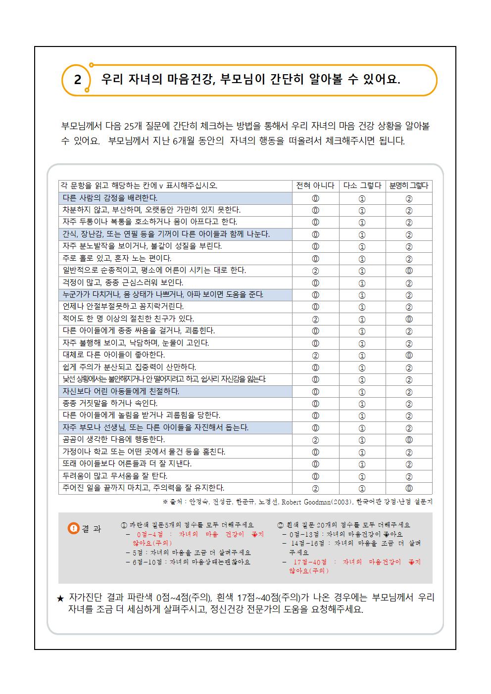 자녀사랑하기 뉴스레터 1호 e-가정통신문002