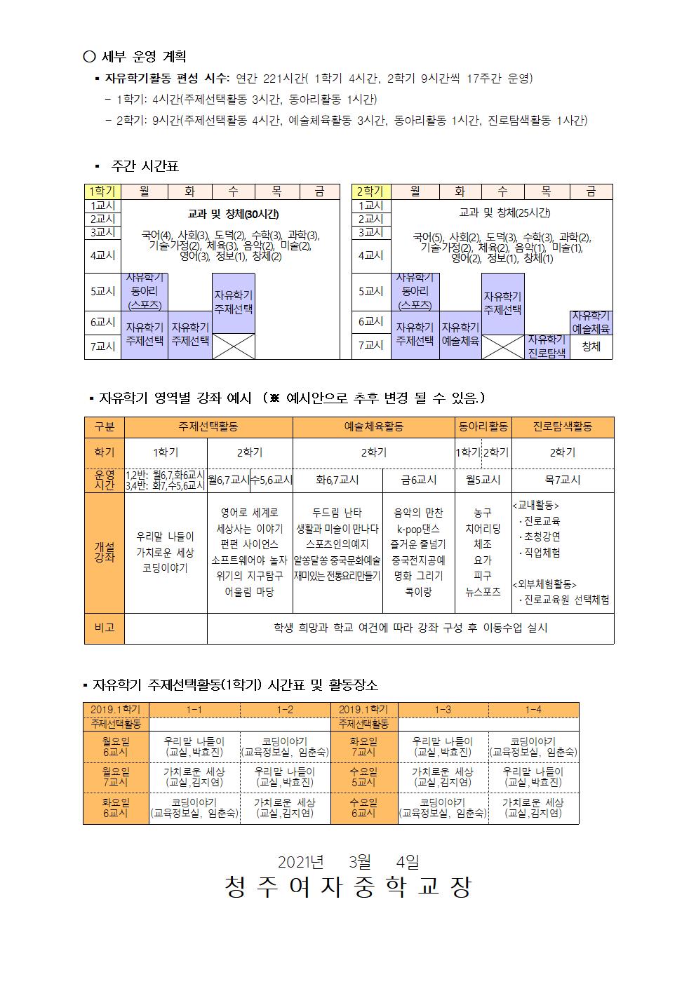 3-2021. 자유학년제 운영 안내002