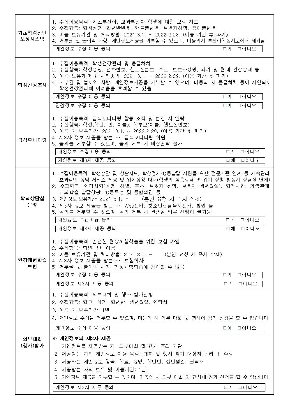 2021학년도 개인정보수집이용에관한동의서002