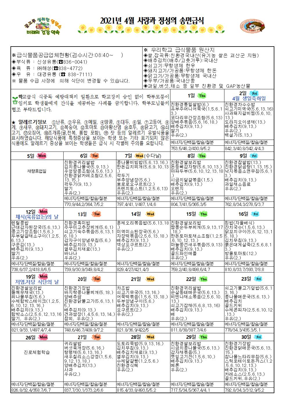 4월 식생활소식지(송면중)002