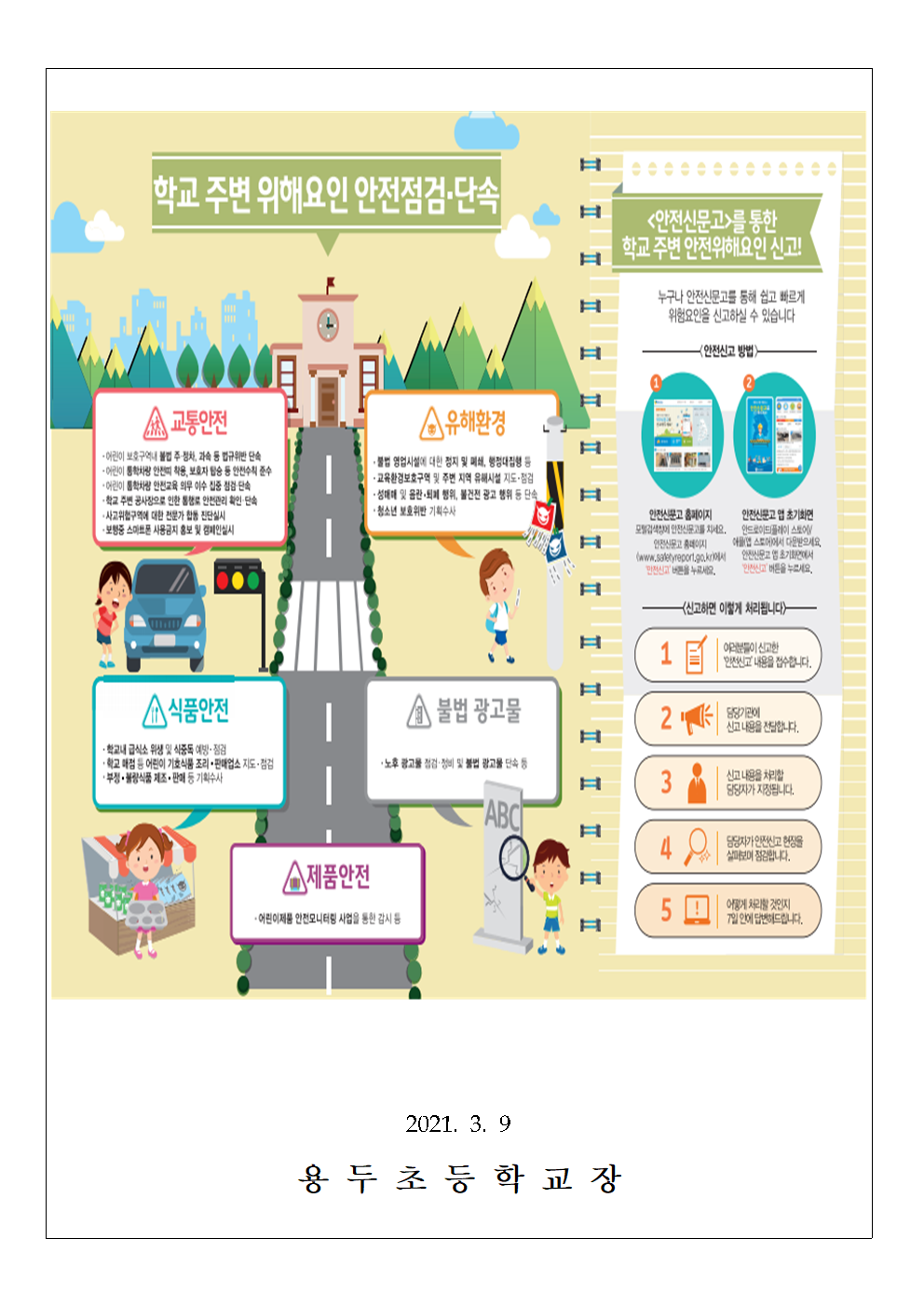 2021 개학기 학교주변 위해요인 안전 점검 및 단속002