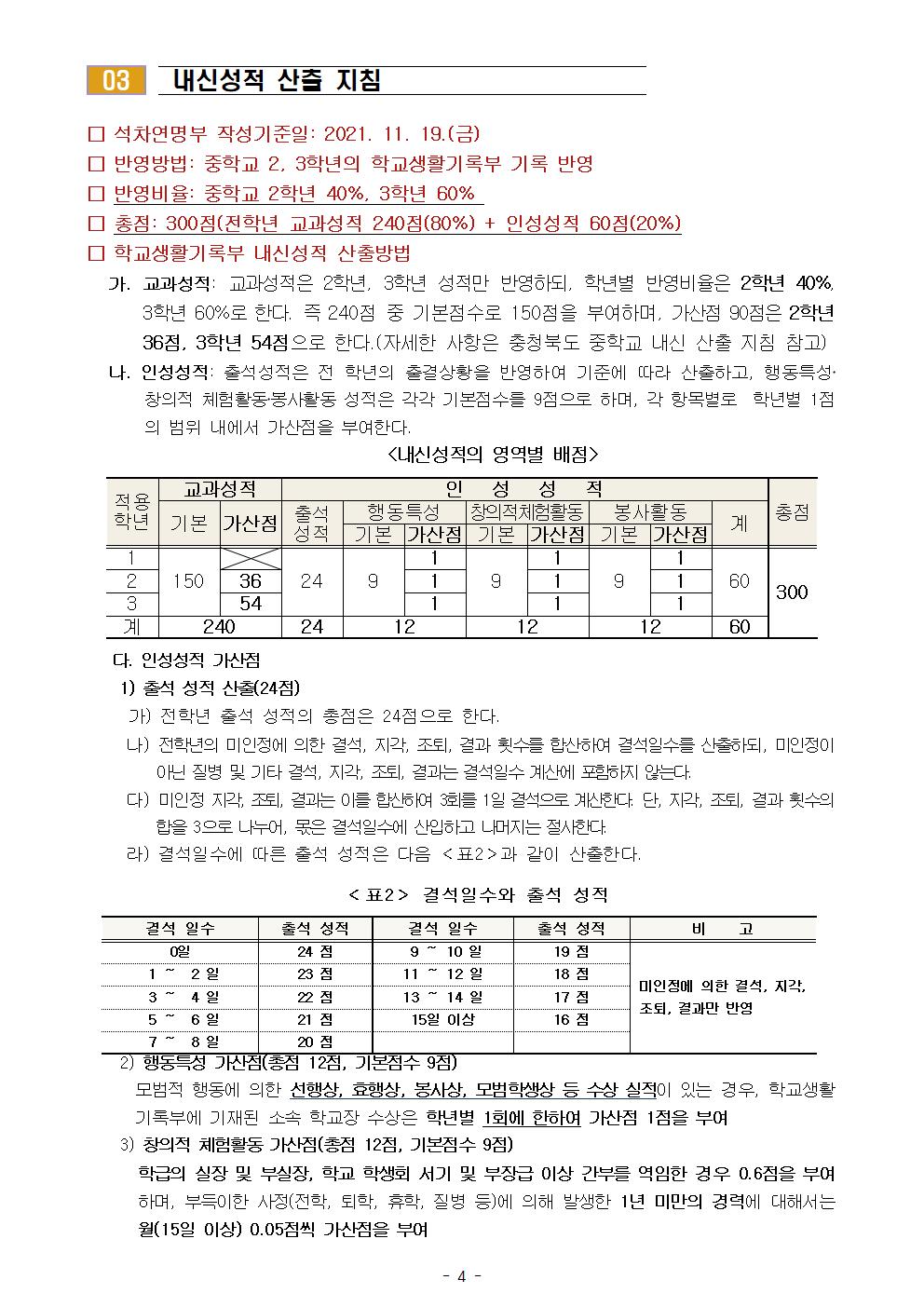 47-2022학년도 충청북도 고등학교 입학전형 기본 계획 안내004