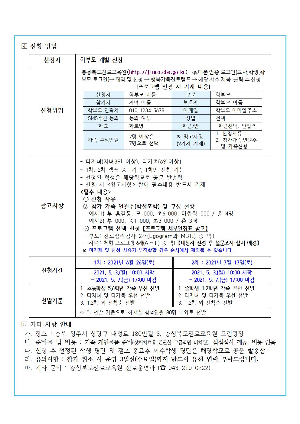 2021_행복가족진로캠프신청안내002