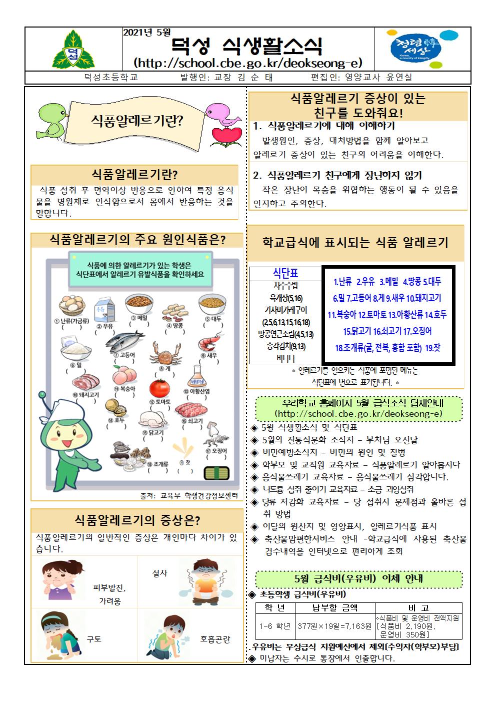 5월 식생활소식지001
