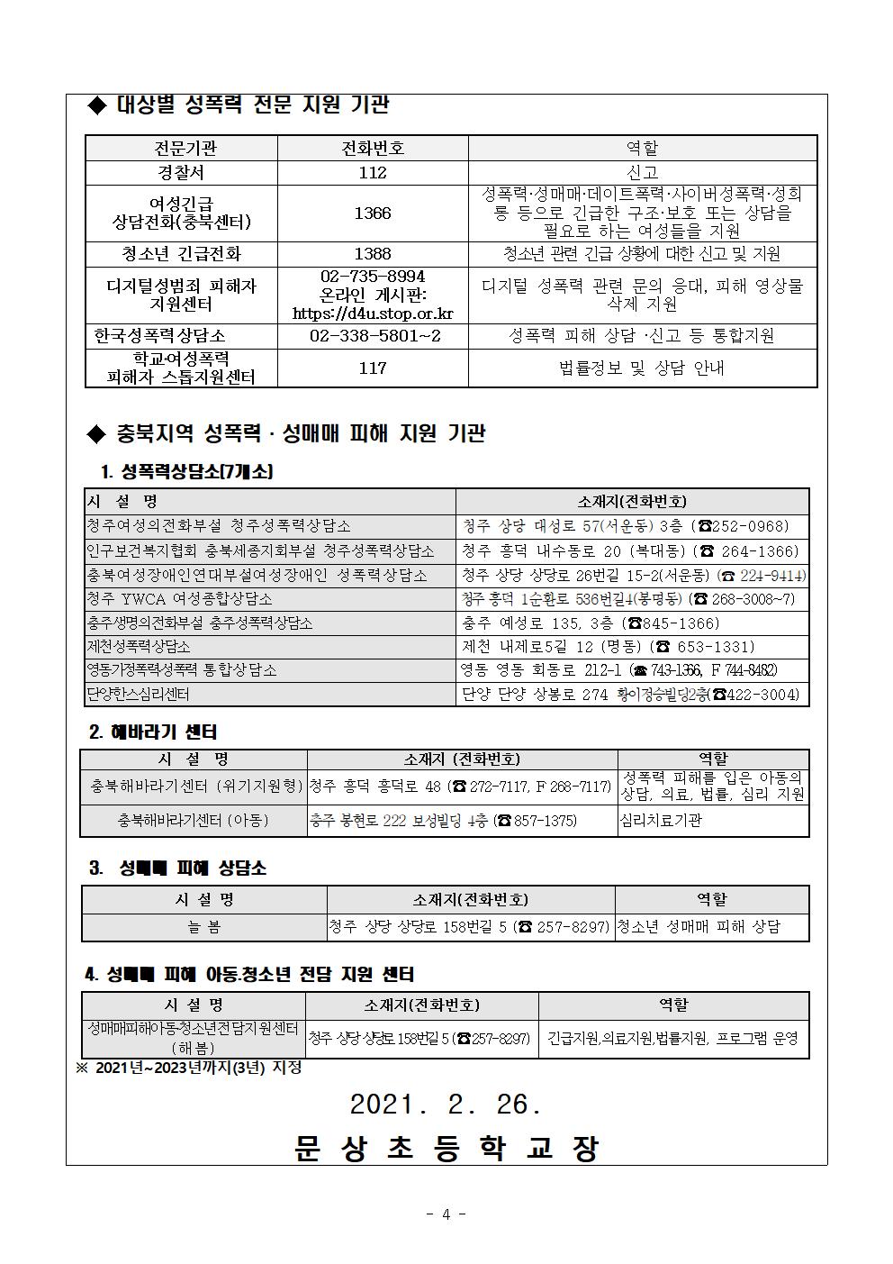 가정통신문( 학생 학부모용 성폭력 성매매 예방교육 자료)004