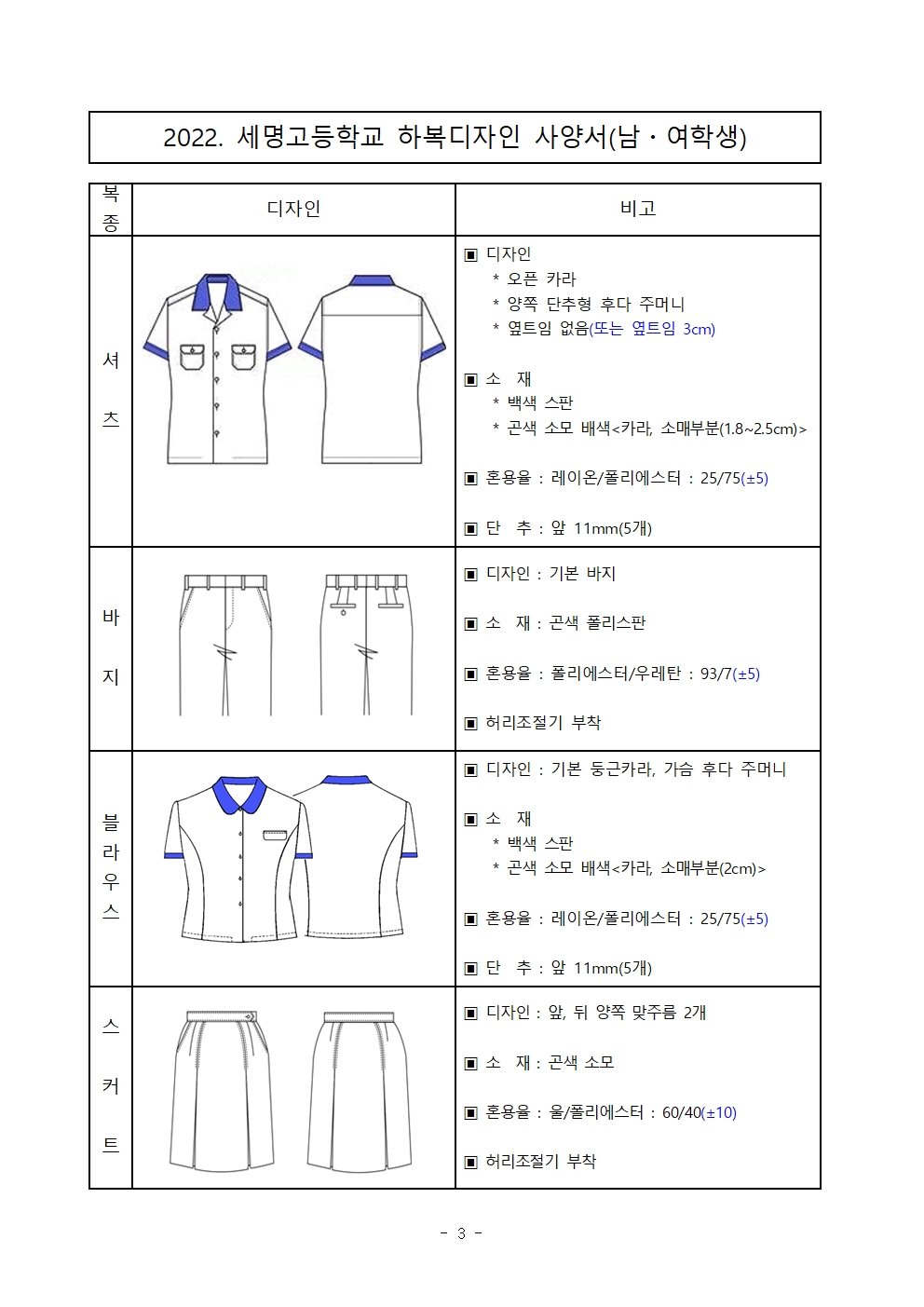 2022. 세명고등학교 교복디자인 사양서(1)003