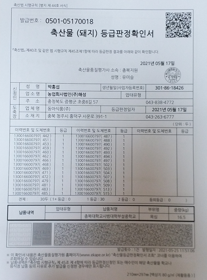 등급판정서1