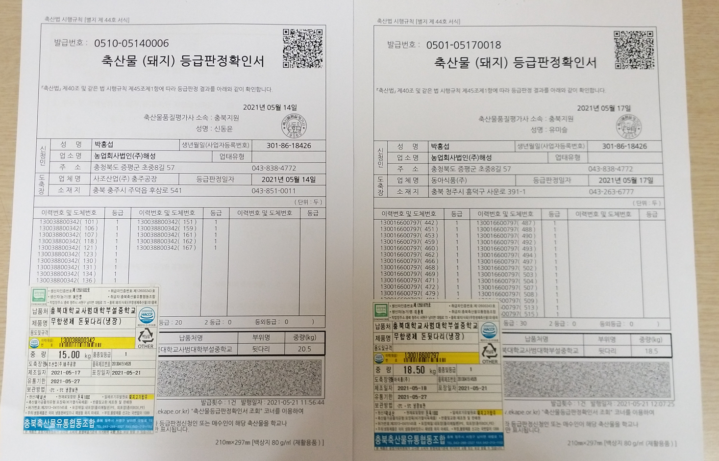 등급판정서1