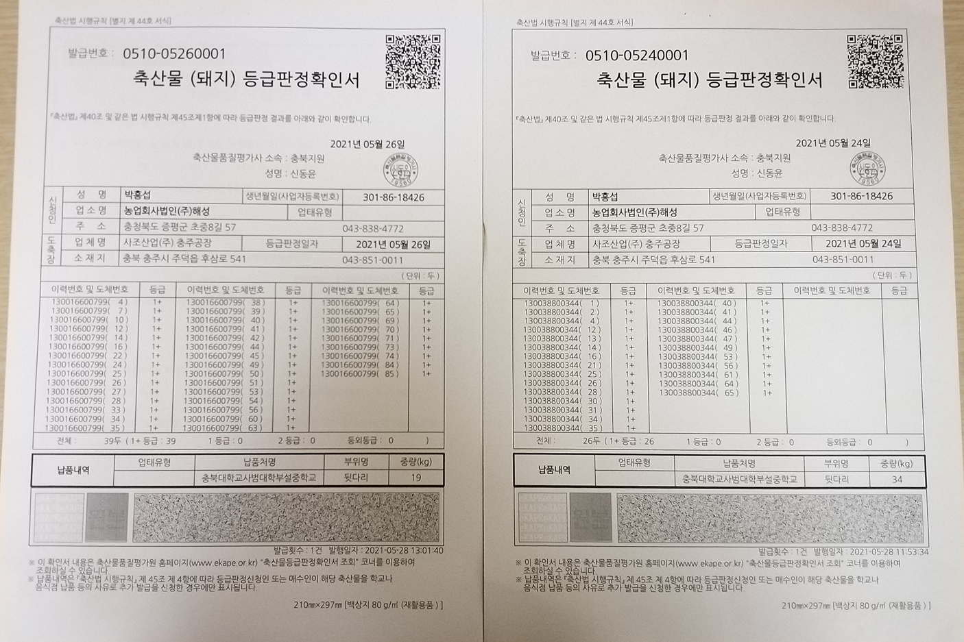 등급판정서1