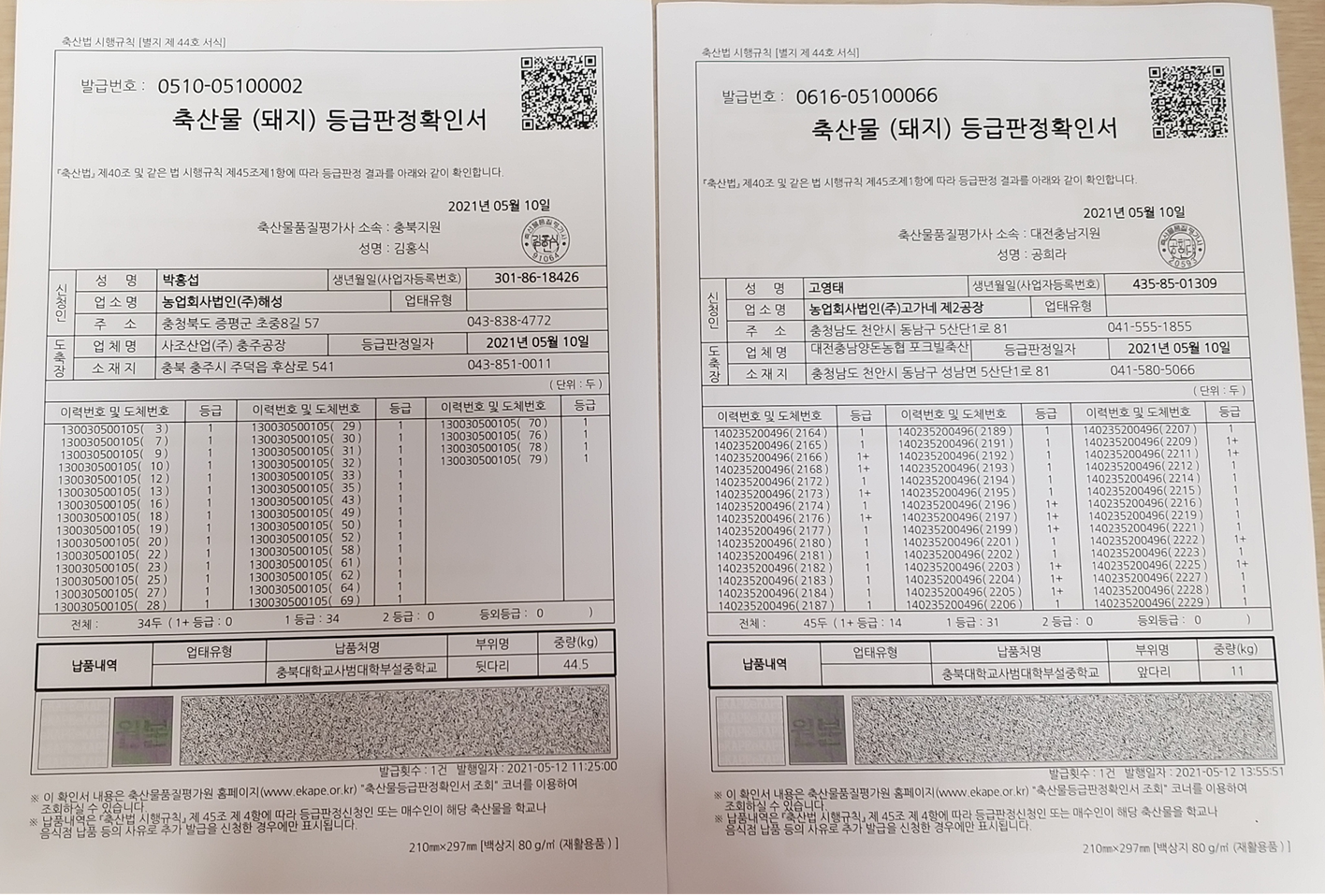 등급판정서1