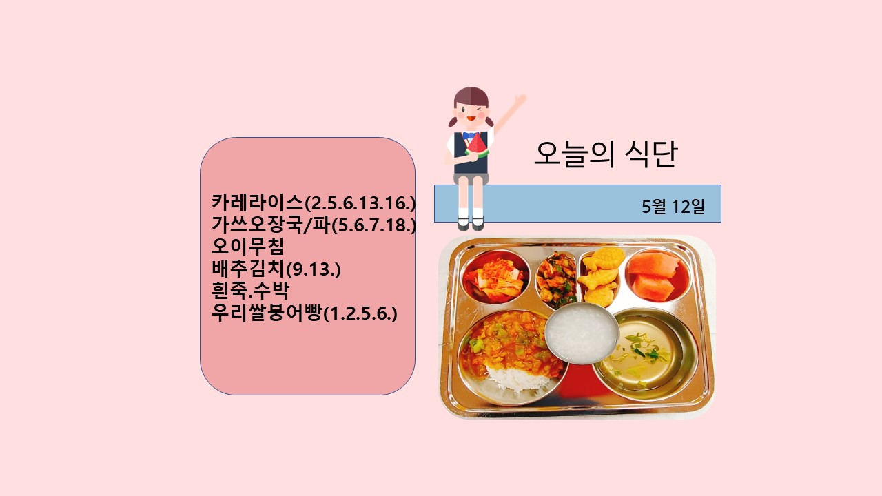 오늘의 식단사진(20215.12)