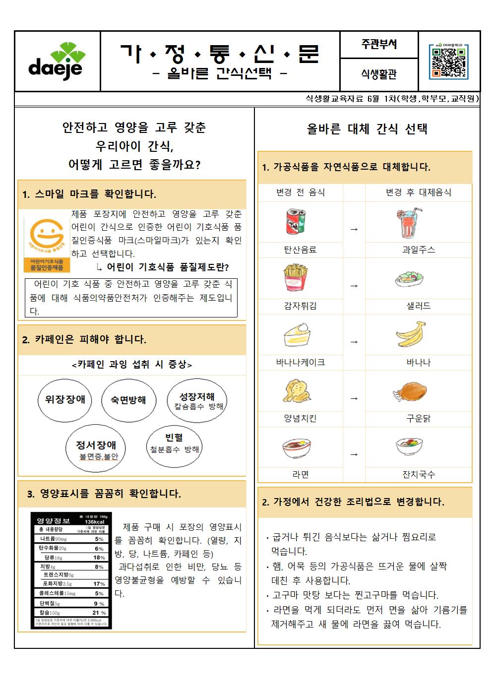 [가정통신문]6월식생활교육자료001