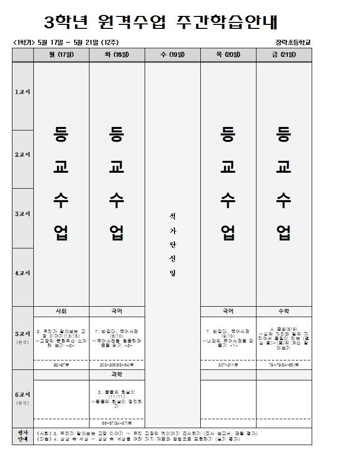 주간학습안내(5.17-5.21)001