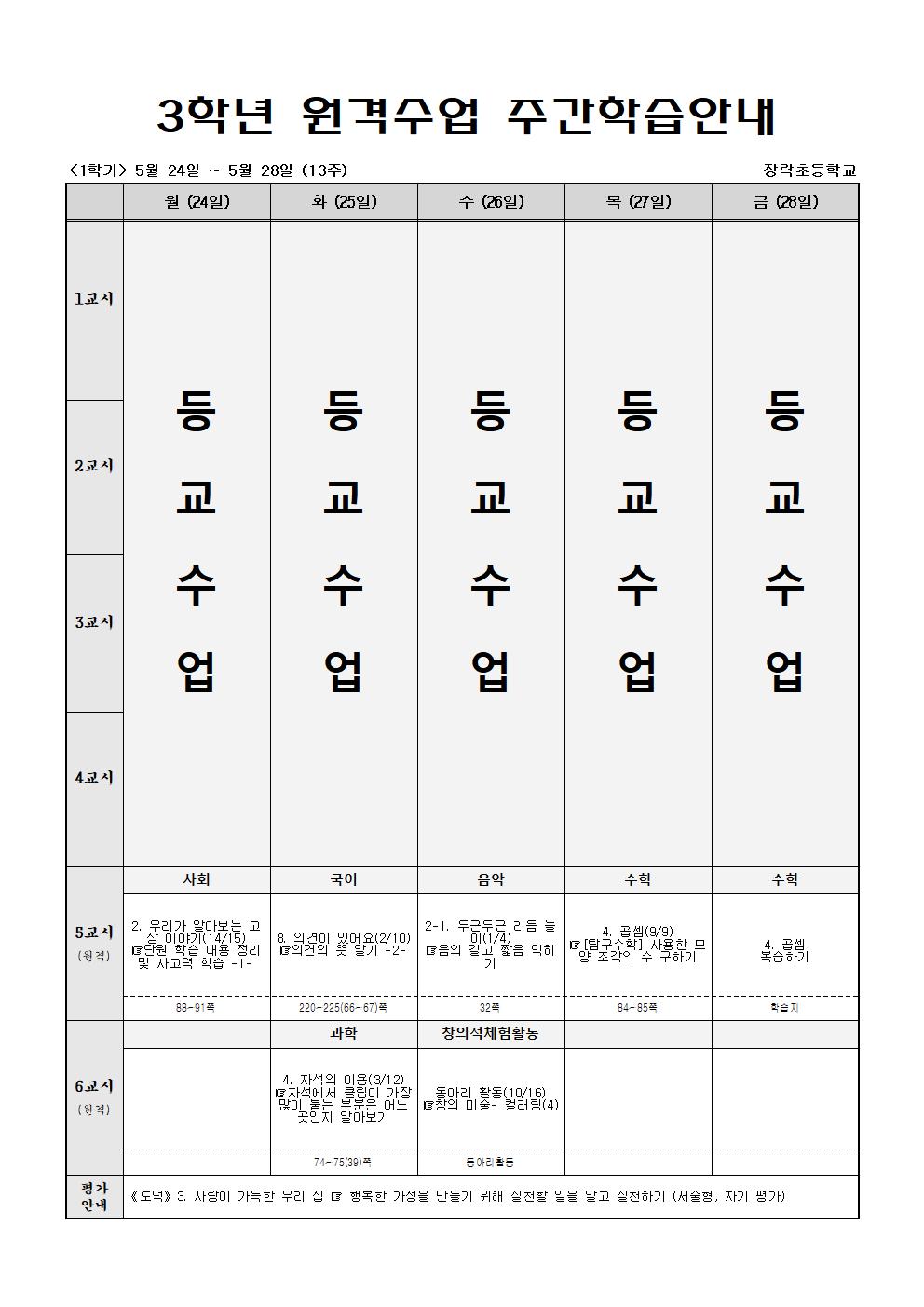 주간학습안내(5.24.-5.28)001