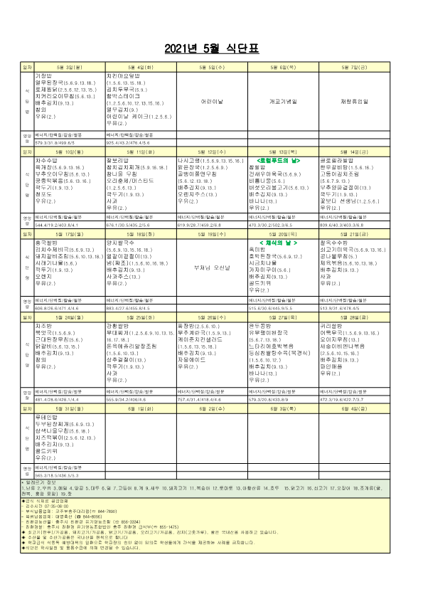 2021년 5월 식단_1