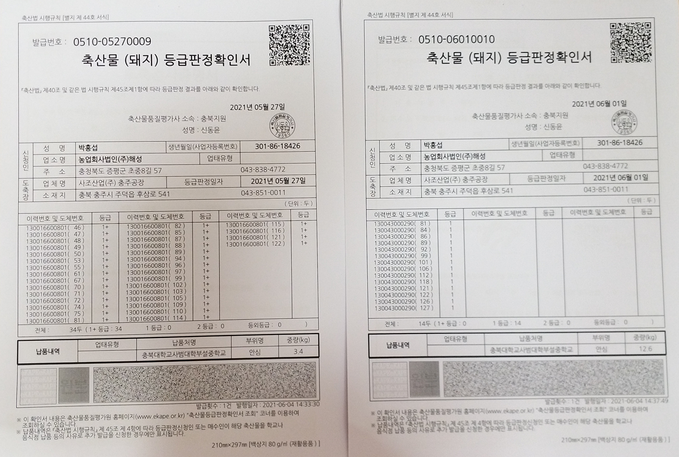 등급판정서1