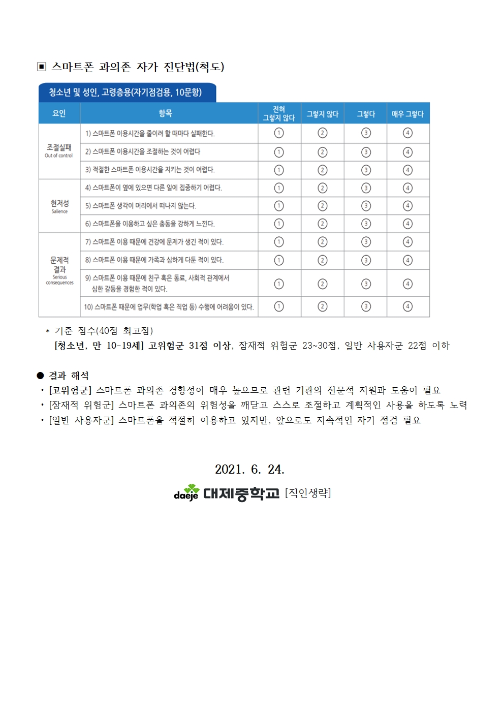 [대제중학교-5959 (첨부)] 가정통신문(스마트폰 과의존 예방 안내)002