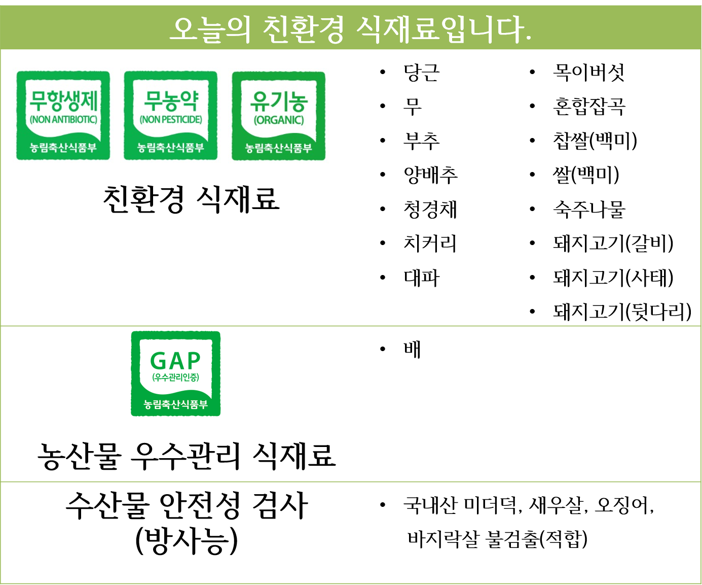 4일 친환경