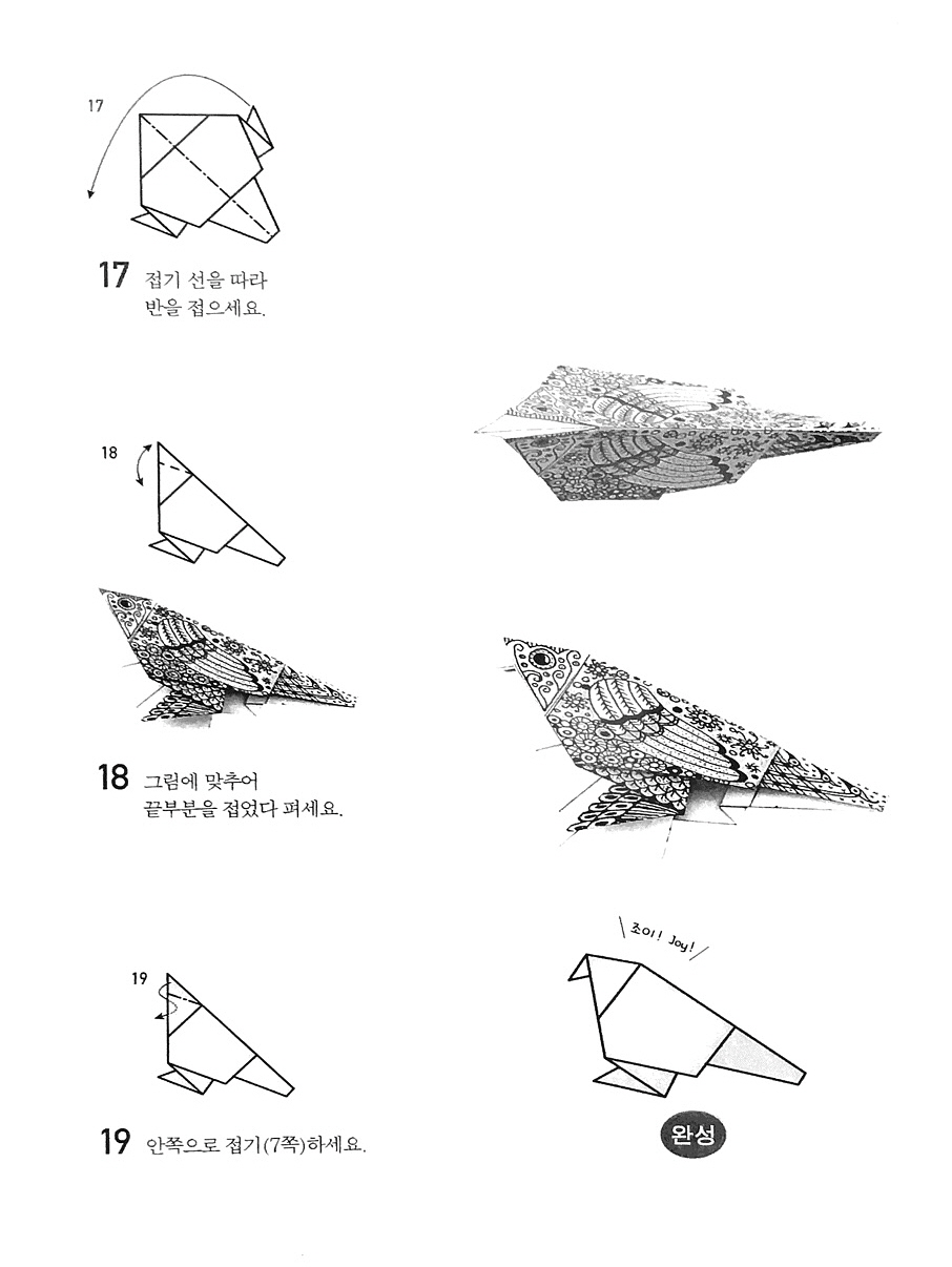 화려한 앵무새 접기 (3)