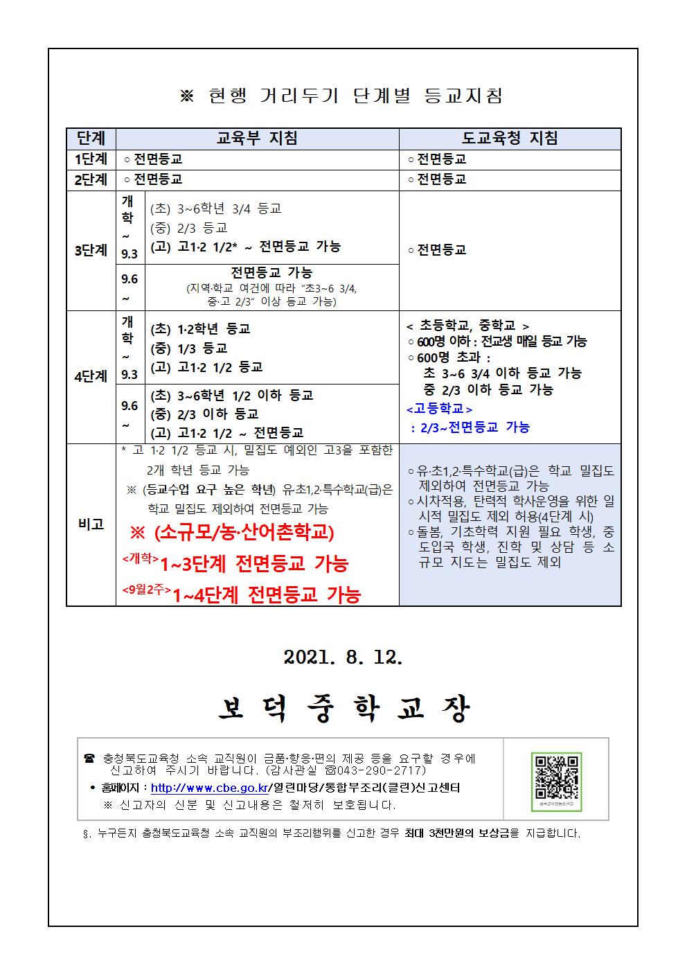 코로나19감염병 예방을 위한 2학기 대비 준수사항 안내002