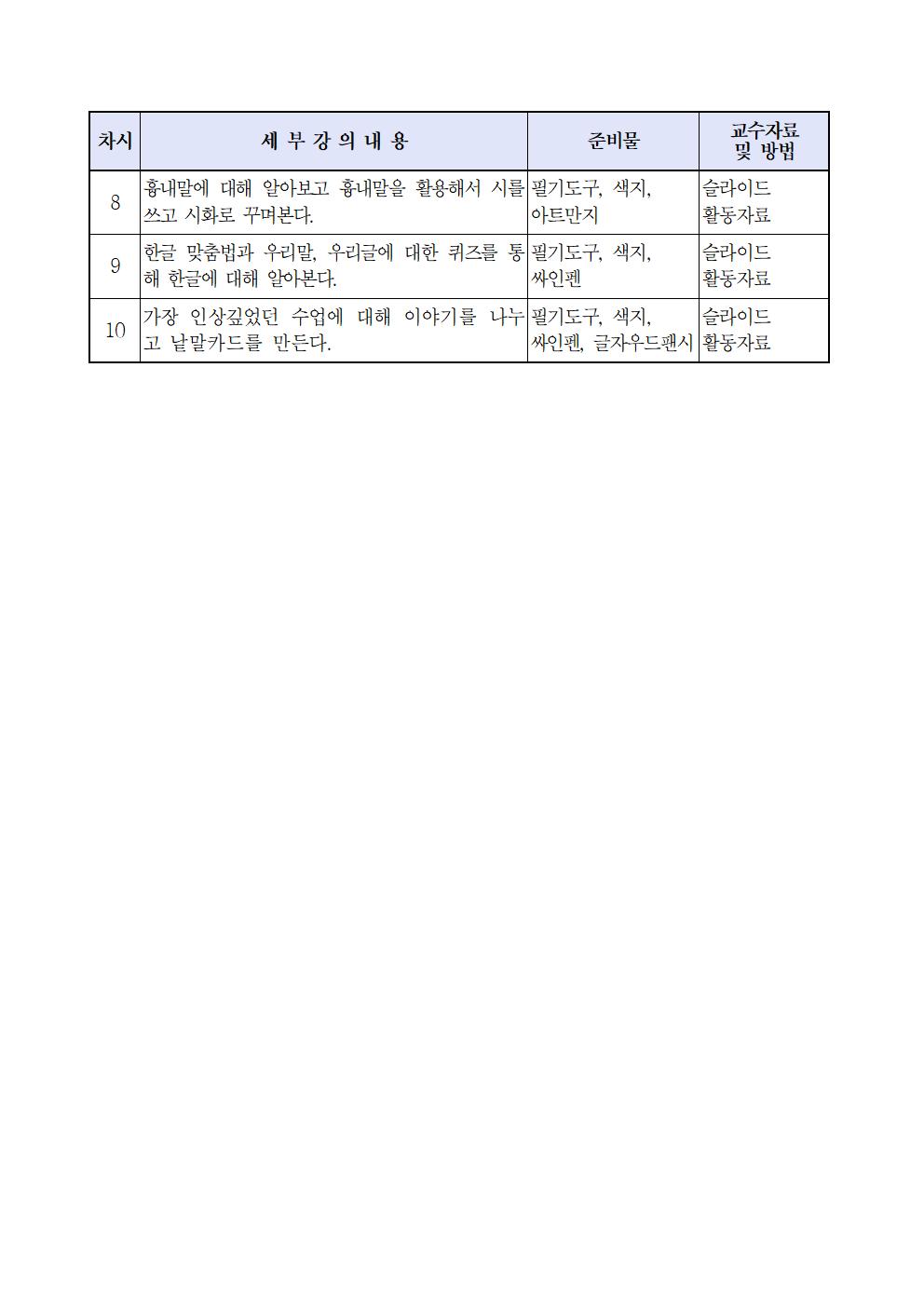 한글사랑관 상설프로그램 관련 가정통신문(9.10)003