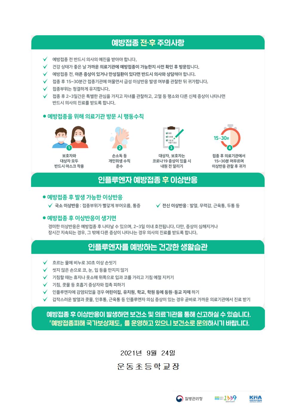 2021~2022절기 인플루엔자 예방접종 안내문002