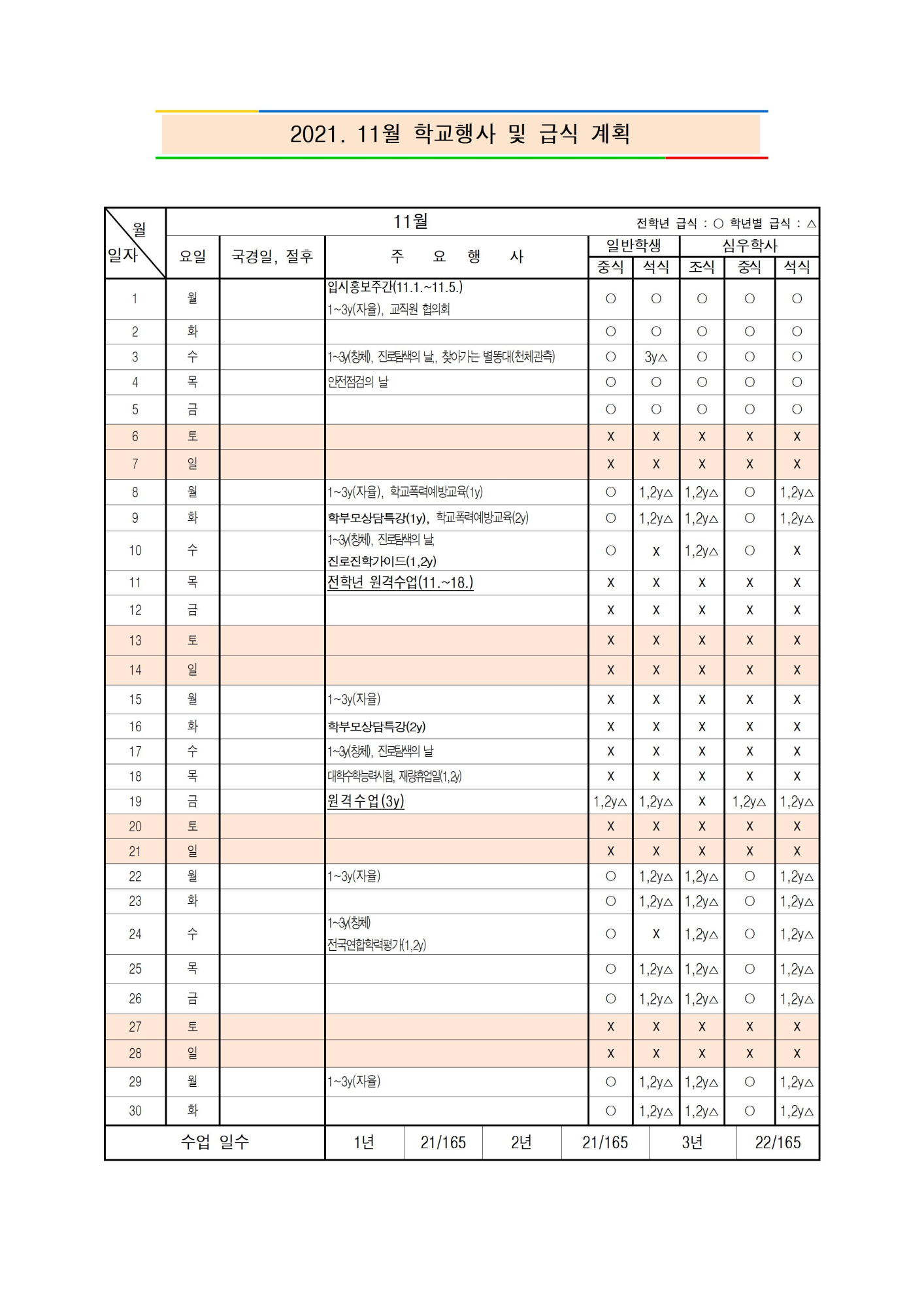 2021. 11월 급식비 납부 안내002