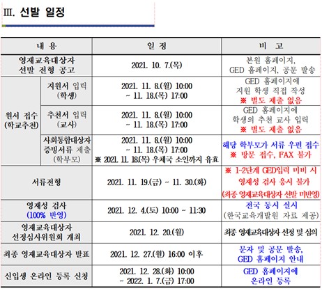 충북자연과학교육영재