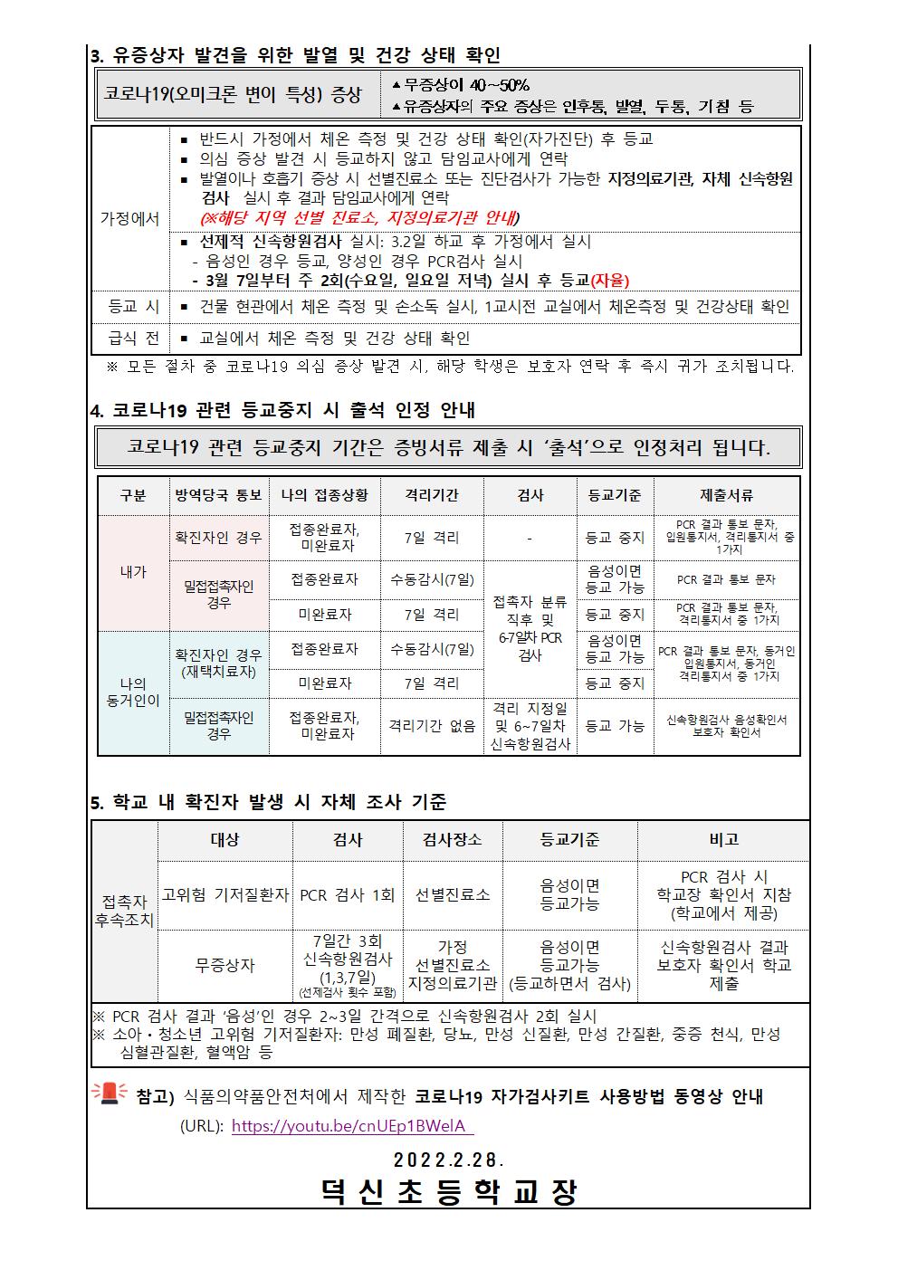 2022학년도 코로나19 예방을 위한 안전한 학교생활 안내002