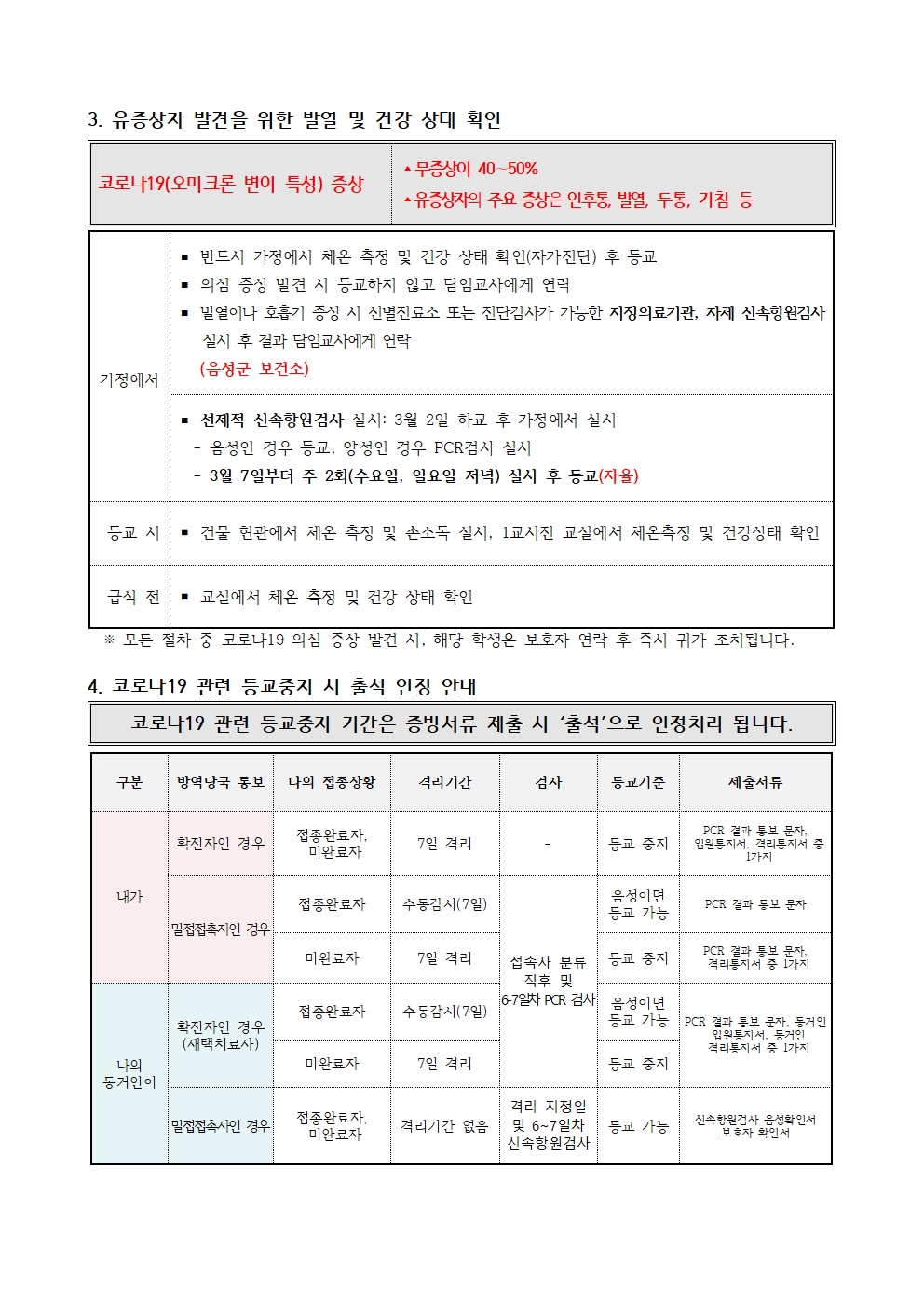 가정통신문(방역관련 안전한 학교생활 안내문)002