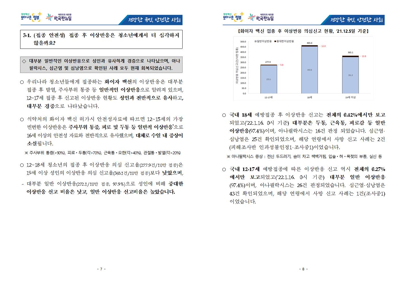 충청북도교육청 체육건강안전과_★ 청소년 코로나19 예방접종 FAQ('22.01.20)004