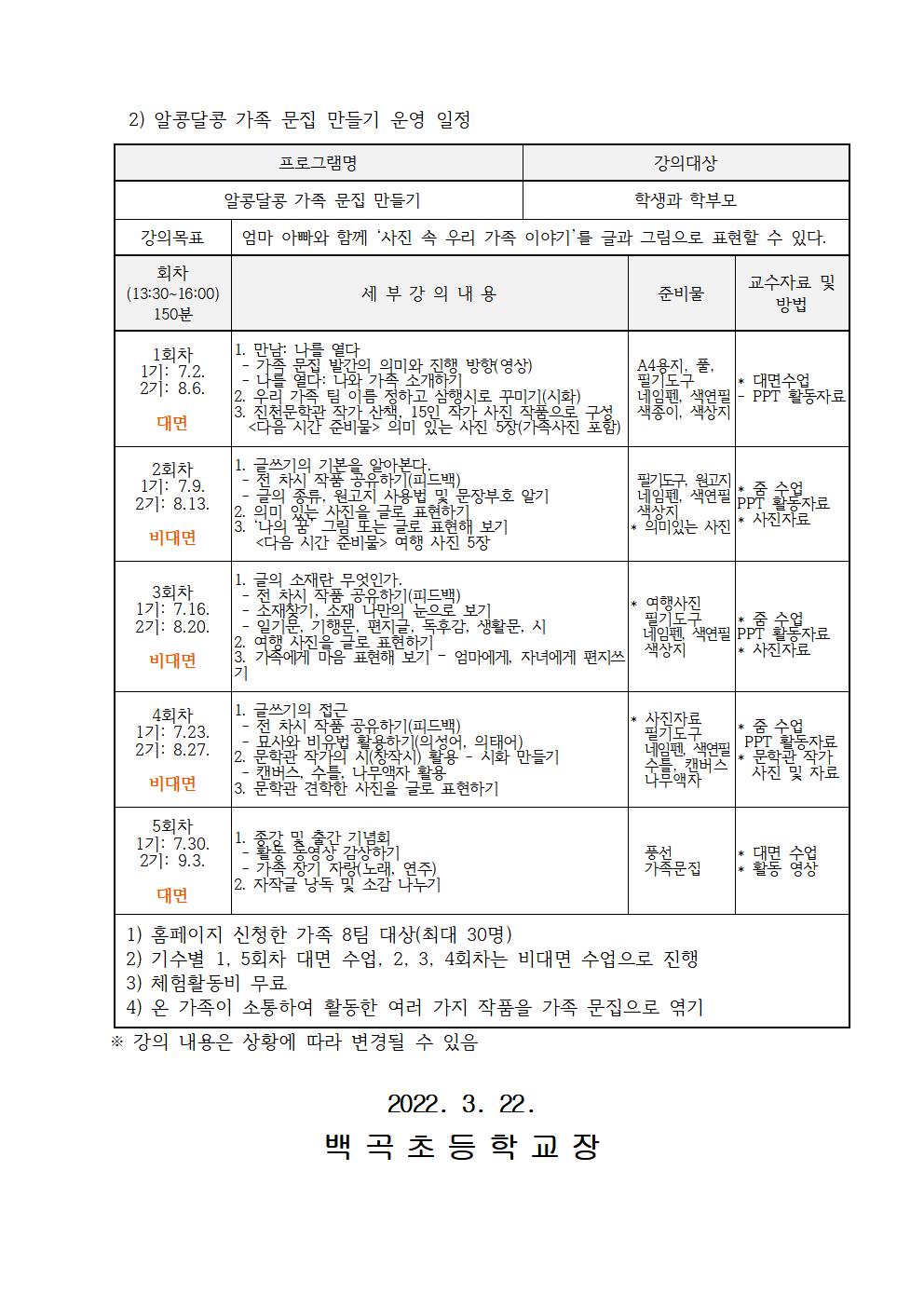 2022. 진천문학관 인문체험 프로그램(세대공감) 안내002